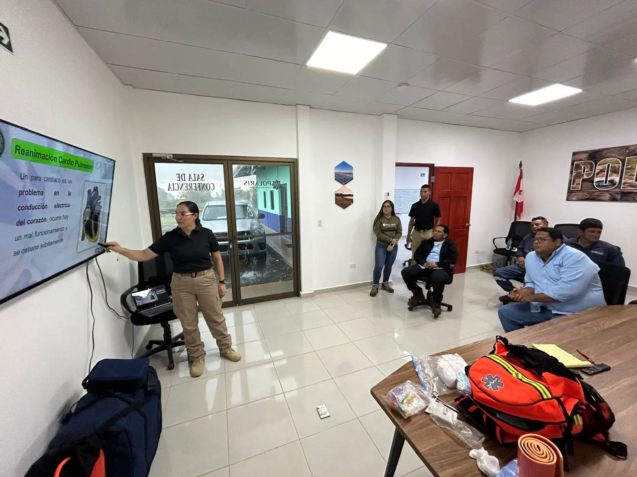 Instructor FireTec en acción